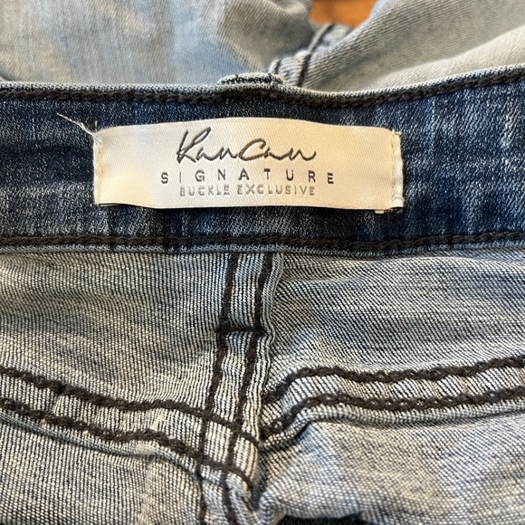 KanCan Signature Blue Distressed Denim Buckle Exclusive Sunny Jeans 25 - Picture 5 of 7